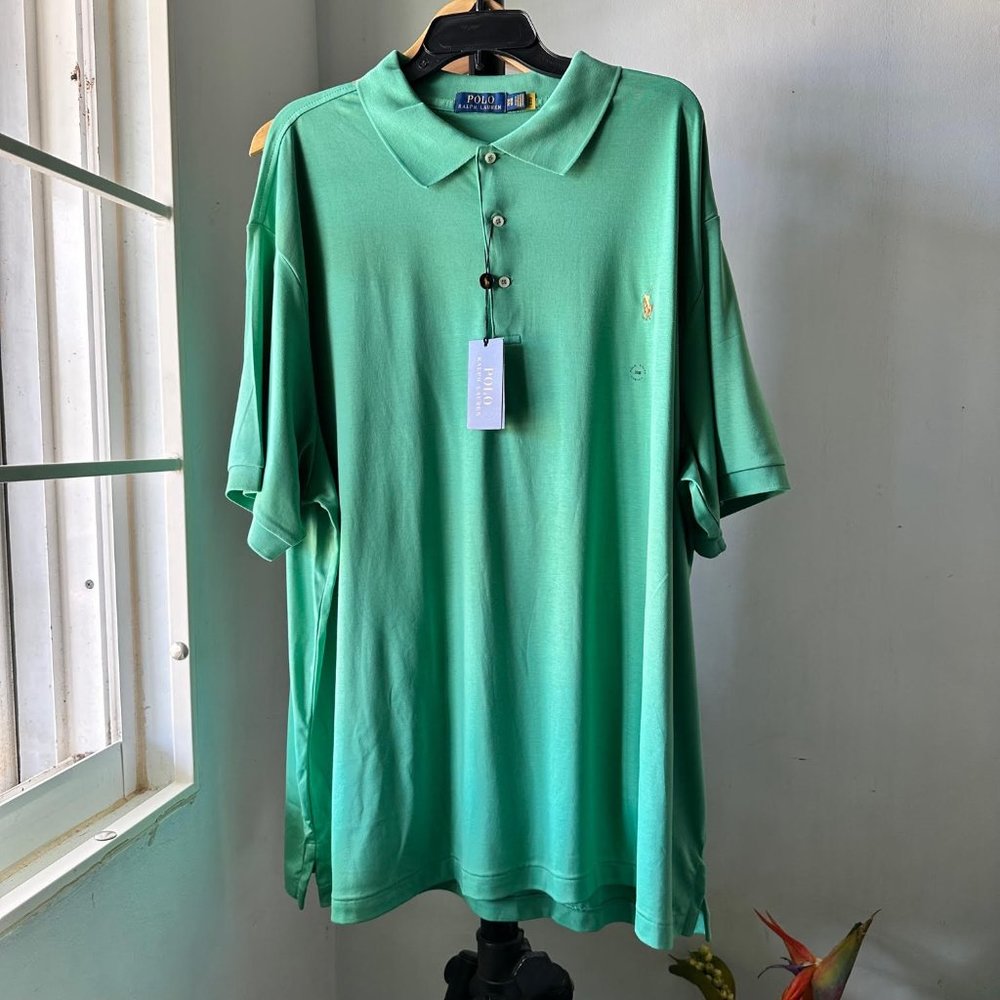 NWT $115 Polo Ralph Lauren MENS BIG TALL 3LT 2LT Soft Cotton Polo Shirt - Picture 1 of 4